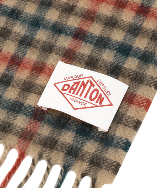 DANTON（ダントン）の「WOOL CASHMERE MUFFLER（マフラー・レディース・レッド/ベージュ系その他/グリーン系その他/チャコール/ブルー系その他5/ベージュ/ブラウン系その他/ブラック/グレー系その他/オフホワイト/ブラック系その他・-）」の16枚目の写真