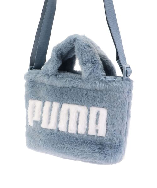 PUMA（プーマ）の「【PUMA】UP FAUX FURミニショッパーバッグ（ハンドバッグ・レディース・ブラック/ブルー/グレー・FREE）」の9枚目の写真