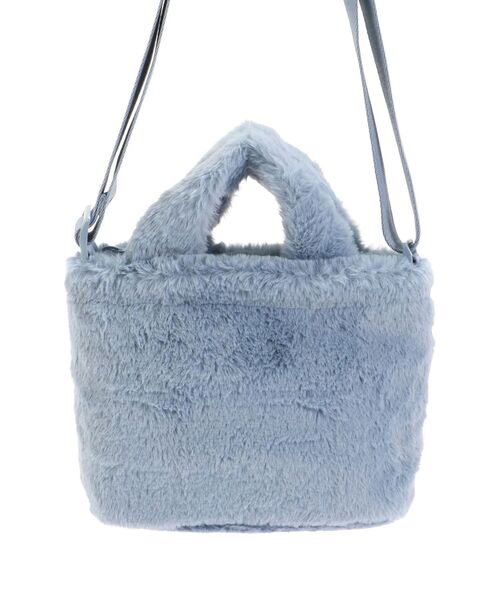 PUMA（プーマ）の「【PUMA】UP FAUX FURミニショッパーバッグ（ハンドバッグ・レディース・ブラック/ブルー/グレー・FREE）」の10枚目の写真