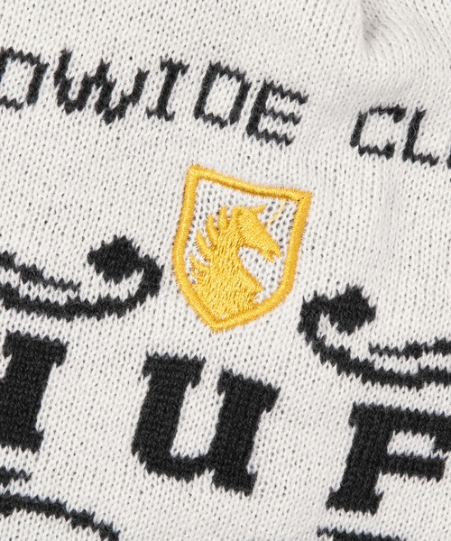 HUF（ハフ）の「WORLDWIDE CLOTHIERS BEANIE（ニットキャップ/ビーニー・メンズ・レッド/ブラック/ナチュラル・O/S）」の17枚目の写真