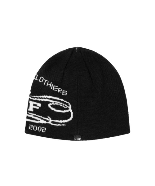 HUF（ハフ）の「WORLDWIDE CLOTHIERS BEANIE（ニットキャップ/ビーニー・メンズ・レッド/ブラック/ナチュラル・O/S）」の4枚目の写真