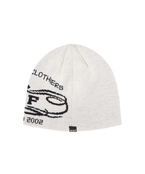 HUF（ハフ）の「WORLDWIDE CLOTHIERS BEANIE（ニットキャップ/ビーニー・メンズ・レッド/ブラック/ナチュラル・O/S）」の5枚目の写真