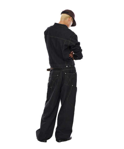AAKAM（アーカム）の「Oblique Pocket Denim Jacket (Black)（デニムジャケット・レディース・その他・1/2）」の7枚目の写真