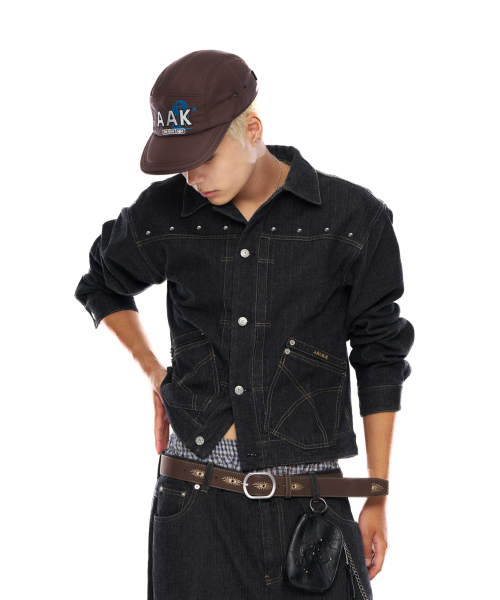 AAKAM（アーカム）の「Oblique Pocket Denim Jacket (Black)（デニムジャケット・レディース・その他・1/2）」の8枚目の写真