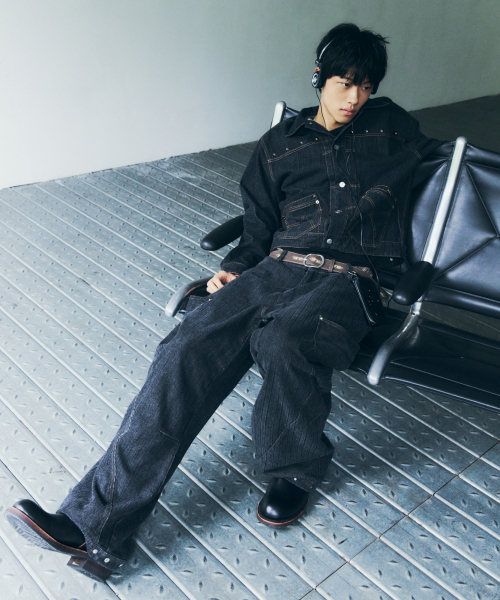AAKAM（アーカム）の「Oblique Pocket Denim Jacket (Black)（デニムジャケット・レディース・その他・1/2）」の9枚目の写真