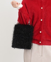 ASTORIA ODIER（アストリアオディール）の「ラメシャギーミニバッグ（ハンドバッグ）」