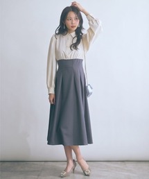 ＜大きいサイズ＞ブラウスドッキングワンピース marun