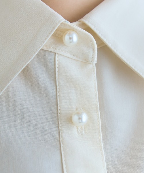 marun(マルン)の「<大きいサイズ>ブラウスドッキングワンピース marun(ワンピース・レディース・アイボリー系・5L/4L/3L/LL/L)」の9枚目の写真