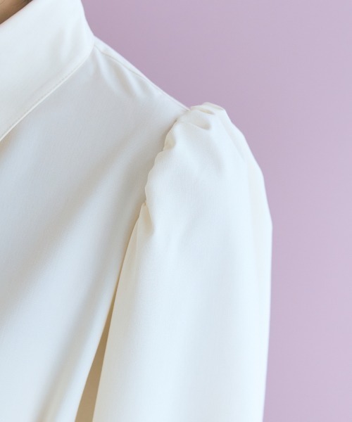 marun(マルン)の「<大きいサイズ>ブラウスドッキングワンピース marun(ワンピース・レディース・アイボリー系・5L/4L/3L/LL/L)」の13枚目の写真