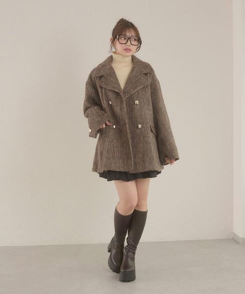 セール】shaggy chester coat / シャギーチェスターコート（チェスター