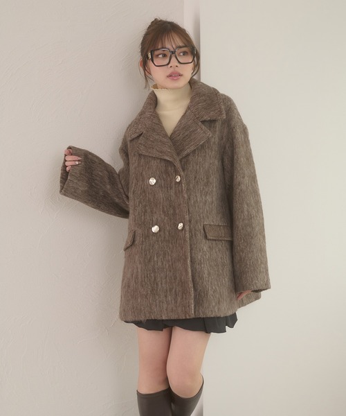 セール】shaggy chester coat / シャギーチェスターコート（チェスター