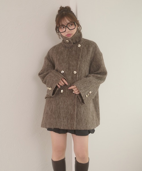 セール】shaggy chester coat / シャギーチェスターコート（チェスター