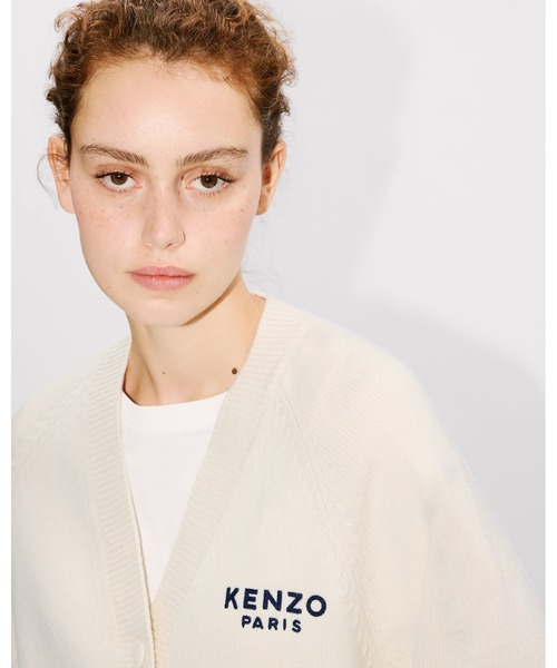 KENZO（ケンゾー）の「'Boke Flower' エンブロイダリー ウール カーディガン（カーディガン/ボレロ・レディース・ホワイト系その他・SMALL/LARGE/MEDIUM/X-SMALL）」の2枚目の写真