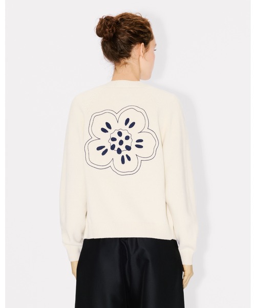 KENZO（ケンゾー）の「'Boke Flower' エンブロイダリー ウール カーディガン（カーディガン/ボレロ・レディース・ホワイト系その他・SMALL/LARGE/MEDIUM/X-SMALL）」の4枚目の写真