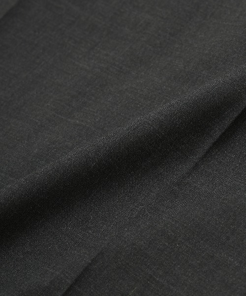 JOSE MOON（ジョゼムーン）の「LACE TRIM WOOL DRESS/レーストリムウールドレス（ドレス・レディース・チャコールグレー/ブラック/カーキ・36/38）」の8枚目の写真