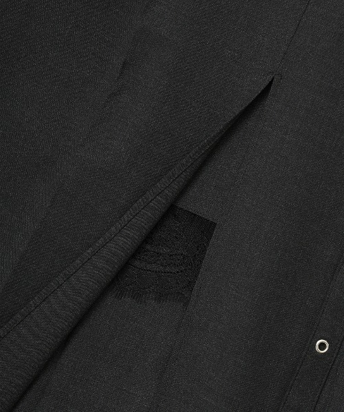 JOSE MOON（ジョゼムーン）の「LACE TRIM WOOL DRESS/レーストリムウールドレス（ドレス・レディース・チャコールグレー/ブラック/カーキ・36/38）」の6枚目の写真