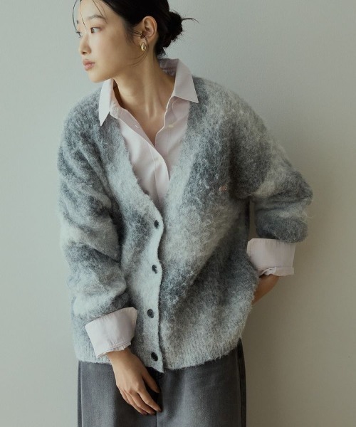 PENNEYS(ぺニーズ)の「PENNEY'Sシャギーグラデーションカーディガン(カーディガン/ボレロ・レディース・ブラウン/グレー/その他12・FREE)」の2枚目の写真