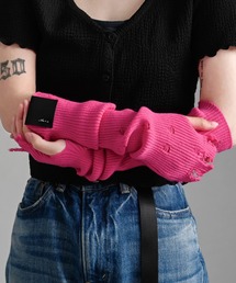 An+u（アンユー）の「リブニットダメージアームウォーマー（アームカバー）」