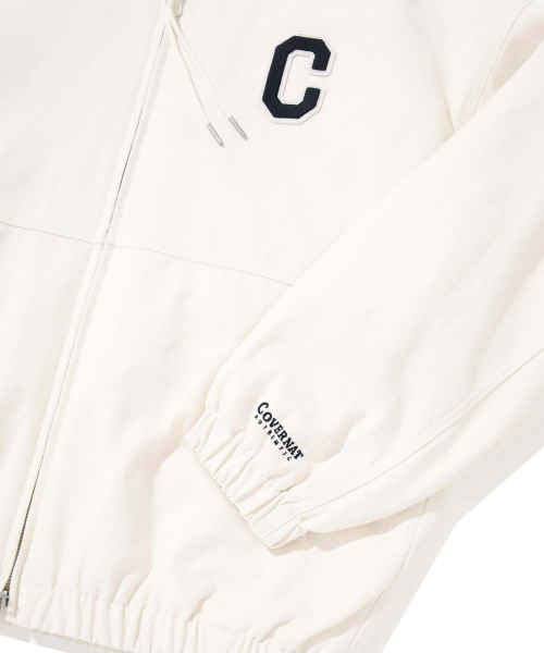 COVERNAT(カバーナット)の「Cロゴヘビーロックスフォードフードパーカージャケットアイボリー(その他アウター・レディース・その他・MEDIUM/LARGE/X-LARGE/SMALL)」の7枚目の写真