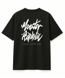 アセンティックロゴホワイトTシャツブラック_B130