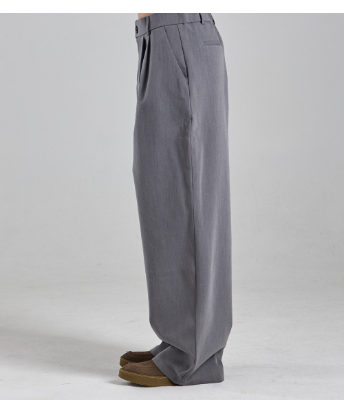 BUTTON SEOUL(ボタンソウル)の「ツーピンタックレギュラーフィットスラックス(グレー)(スラックス・メンズ・その他・L(50)/X-LARGE/M(48))」の7枚目の写真