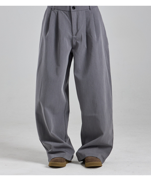 BUTTON SEOUL(ボタンソウル)の「ツーピンタックレギュラーフィットスラックス(グレー)(スラックス・メンズ・その他・L(50)/X-LARGE/M(48))」の9枚目の写真