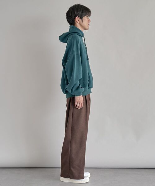 CRAFT STANDARD BOUTIQUE(クラフトスタンダードブティック)の「【P・O・P・S】裏起毛パーカー(パーカー・メンズ・ホワイト系その他/ブラック/ベージュ/ブラウン/グリーン/ネイビー・M/L/XL)」の21枚目の写真