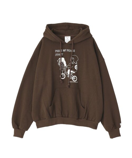 CRAFT STANDARD BOUTIQUE(クラフトスタンダードブティック)の「【P・O・P・S】裏起毛パーカー(パーカー・メンズ・ホワイト系その他/ブラック/ベージュ/ブラウン/グリーン/ネイビー・M/L/XL)」の12枚目の写真