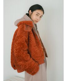 Ungrid（アングリッド）の「ボアショートブルゾン（ブルゾン）」