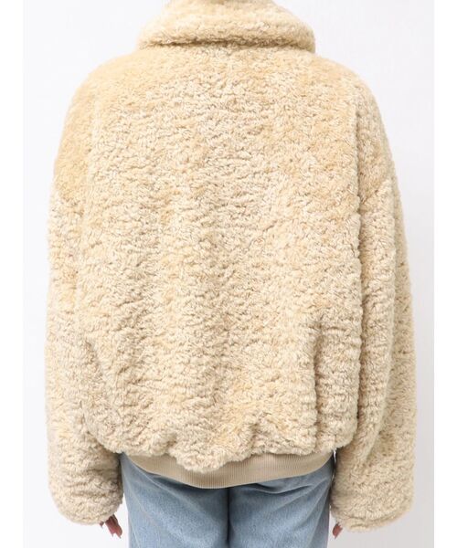 Ungrid(アングリッド)の「ボアショートブルゾン(ブルゾン・レディース・アイボリー/オレンジ・FREE)」の10枚目の写真