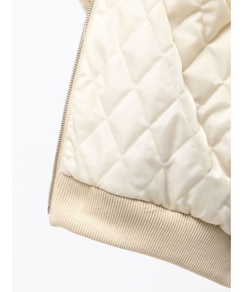 Ungrid(アングリッド)の「ボアショートブルゾン(ブルゾン・レディース・アイボリー/オレンジ・FREE)」の14枚目の写真