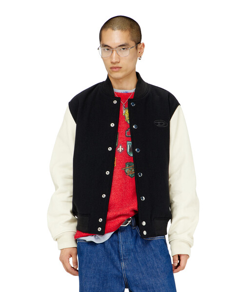 DIESEL(ディーゼル)の「メンズ ブルゾン L-ARRY-WRD(ブルゾン・メンズ・ブラック・48/50/46)」の3枚目の写真