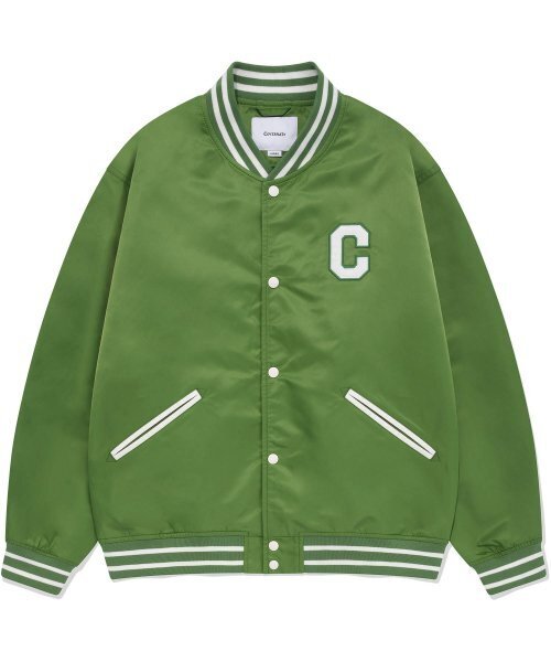 COVERNAT(カバーナット)の「Cロゴバスティジャケットアップルグリーン(スタジャン・レディース・その他・MEDIUM/SMALL/X-LARGE/LARGE)」の1枚目の写真