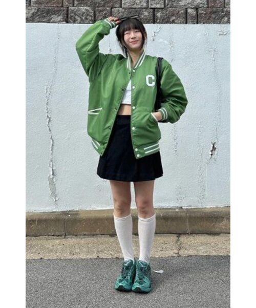 COVERNAT(カバーナット)の「Cロゴバスティジャケットアップルグリーン(スタジャン・レディース・その他・MEDIUM/SMALL/X-LARGE/LARGE)」の11枚目の写真