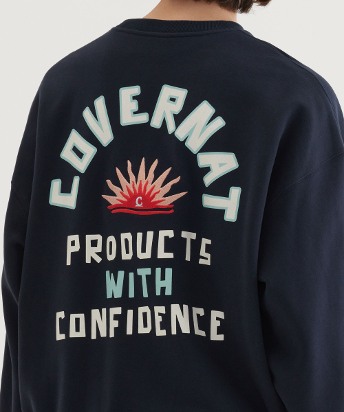 COVERNAT(カバーナット)の「サンセットグラフィック スウェット ネイビー(スウェット・レディース・その他・SMALL/MEDIUM/LARGE/X-LARGE/XX-LARGE)」の9枚目の写真