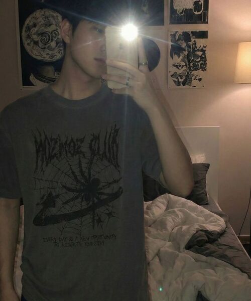 MOZMOZ(モズモズ)の「スパイダー オーバーサイズ ピグメント 半袖Tシャツ ピンク(Tシャツ/カットソー・レディース・その他・M/XL/XXL)」の16枚目の写真