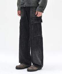 Cargo Carpenter Wide Jeans DCPT042BlackA