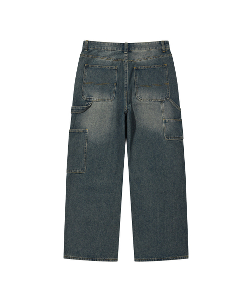 DYSFUNCT(ディスファンクト)の「DOUBLE KNEE WASHING DENIM PANTS (BLUE)(デニムパンツ・メンズ・その他・X-SMALL/SMALL/MEDIUM/LARGE/X-LARGE)」の5枚目の写真