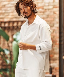 ms6343-Waffle Mesh Tuck Shirts シャツ(F26S070)
