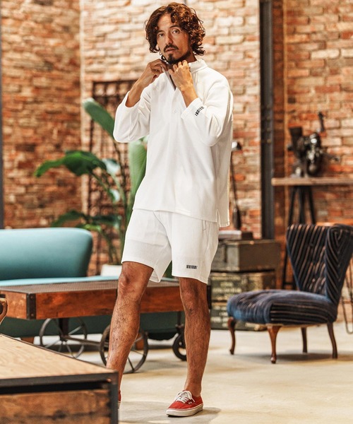 felkod(フィルコッド)の「ms6343-Waffle Mesh Tuck Shirts シャツ(F26S070)(シャツ/ブラウス・メンズ・ホワイト/ブラック・S/M/L)」の7枚目の写真