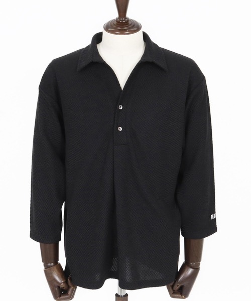 felkod(フィルコッド)の「ms6343-Waffle Mesh Tuck Shirts シャツ(F26S070)(シャツ/ブラウス・メンズ・ホワイト/ブラック・S/M/L)」の19枚目の写真