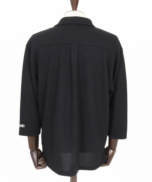 felkod(フィルコッド)の「ms6343-Waffle Mesh Tuck Shirts シャツ(F26S070)(シャツ/ブラウス・メンズ・ホワイト/ブラック・S/M/L)」の20枚目の写真