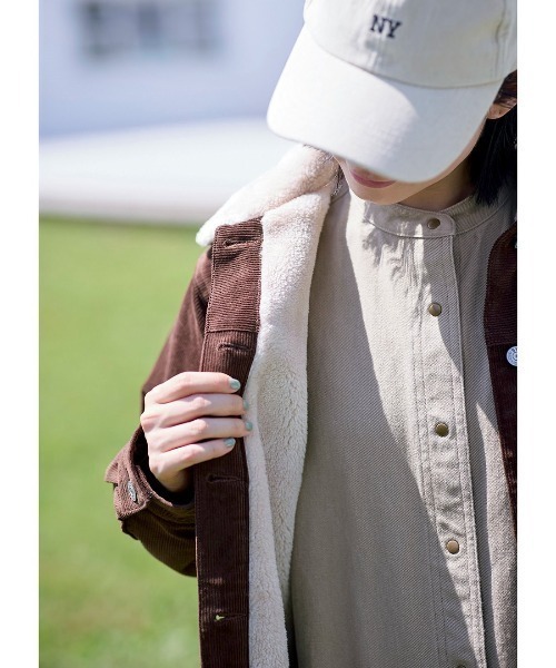 Sunny clouds(サニークラウズ)の「サニークラウズ アウトドアワンピース(シャツワンピース・レディース・ベージュ/ネイビー・3L/LL/L/M/MP)」の16枚目の写真