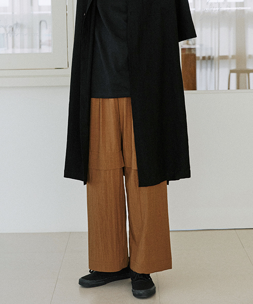 MALEN(マレン)の「ユニセックスフォールディングパンツ(パンプキン)(その他パンツ・メンズ・その他・MEDIUM/LARGE/X-LARGE)」の2枚目の写真