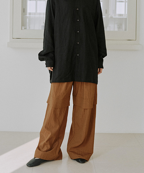 MALEN(マレン)の「ユニセックスフォールディングパンツ(パンプキン)(その他パンツ・メンズ・その他・MEDIUM/LARGE/X-LARGE)」の4枚目の写真