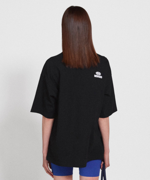 MENASOO（ミナス）の「New Big Hearttrack Graphic T Shirt_Black_W（Tシャツ/カットソー・レディース・ブラック・1/2/3）」の4枚目の写真