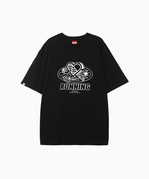 MENASOO（ミナス）の「New Big Hearttrack Graphic T Shirt_Black_W（Tシャツ/カットソー・レディース・ブラック・1/2/3）」の5枚目の写真