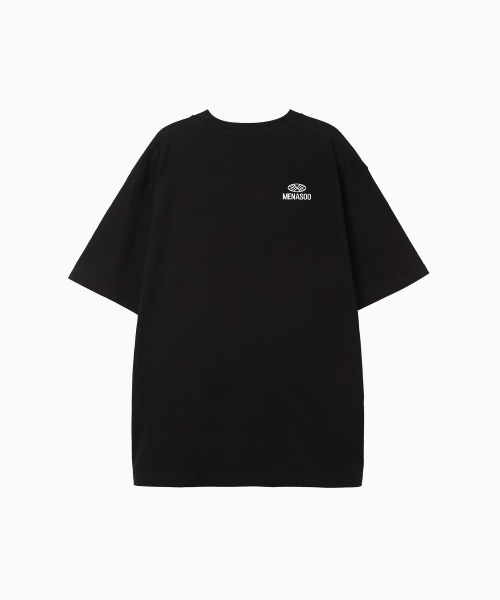 MENASOO（ミナス）の「New Big Hearttrack Graphic T Shirt_Black_W（Tシャツ/カットソー・レディース・ブラック・1/2/3）」の6枚目の写真