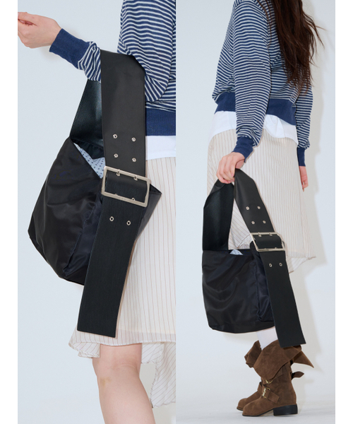 Salad bowls（サラダボール）の「CEIS MILO BAG [BLACK]（ショルダーバッグ・レディース・ブラック・FREE）」の6枚目の写真