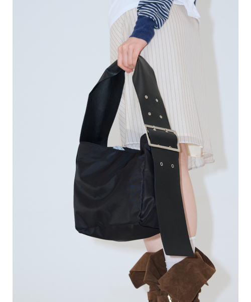 Salad bowls（サラダボール）の「CEIS MILO BAG [BLACK]（ショルダーバッグ・レディース・ブラック・FREE）」の11枚目の写真